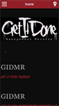 Mobile Screenshot of gidmrecords.com